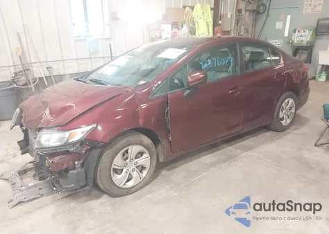 2014 Honda Civic Lx из США, поврежденный, VIN 2HGFB2F52EH507828